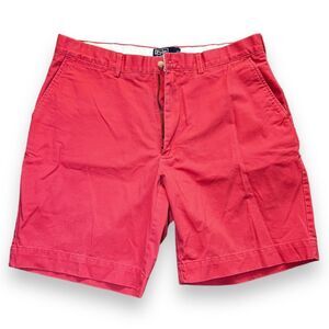 Polo Ralph Lauren Men’s Prospect Chino Shorts  Coral Size 36  Flat Front Cotton
